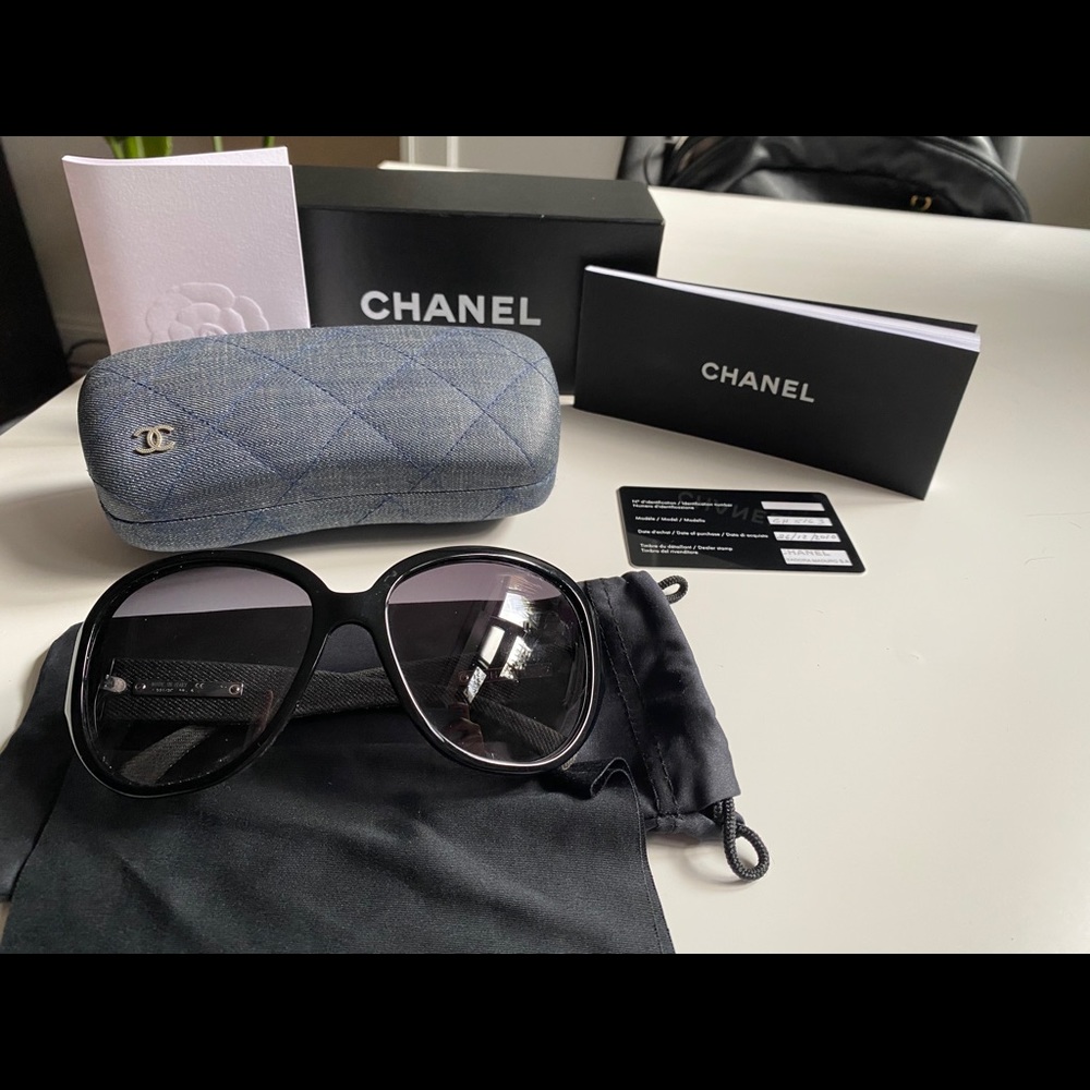 AUTHENTIC CHANEL DENIM SUNGLASSES